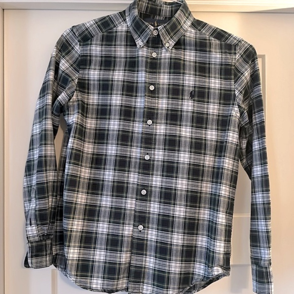 EEUC Ralph Lauren Polo shirt youth button down szL